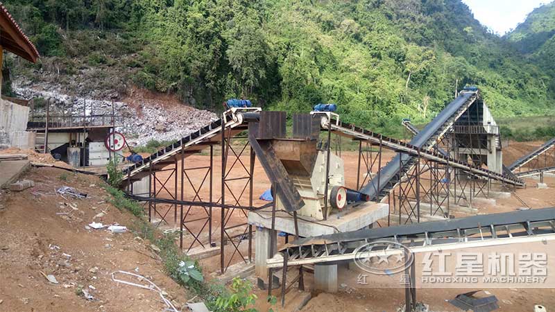 建筑石子破碎機(jī)現(xiàn)場 建筑石子破碎機(jī)現(xiàn)場