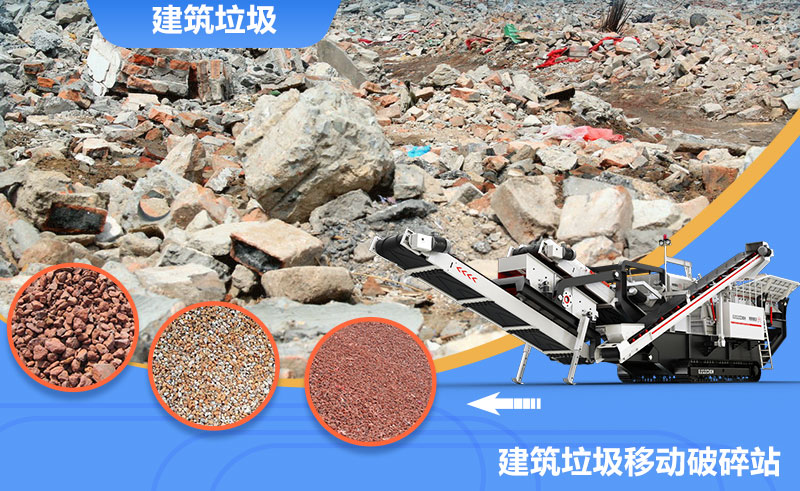 移動式轉場靈活，是回收建筑垃圾的上乘之選